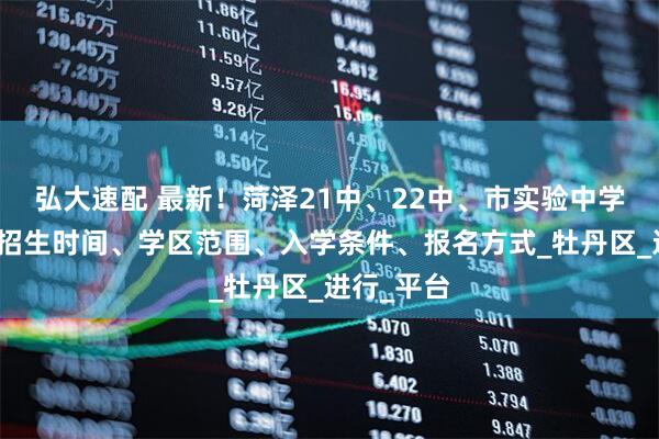 弘大速配 最新！菏泽21中、22中、市实验中学等多校，招生时间、学区范围、入学条件、报名方式_牡丹区_进行_平台